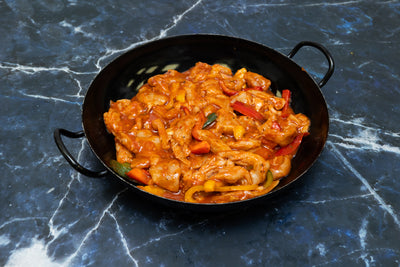 Chicken Stirfry in Curry Marinade